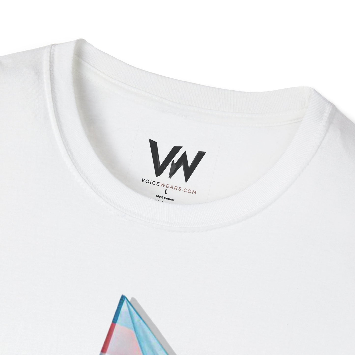 Lgbtq Flag T-Shirt by VOICEWEARS.COM