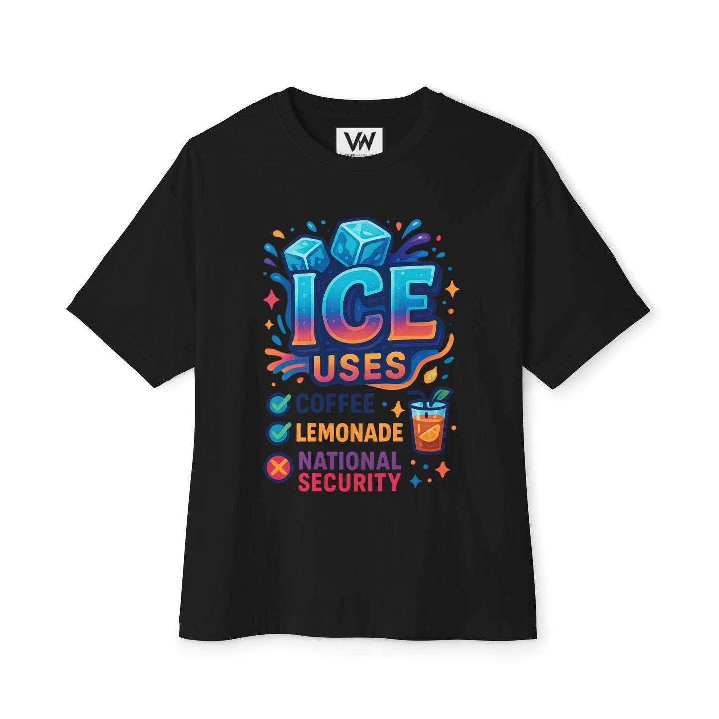Ice-protest Themed Unisex Oversized Tee - Protest By VOICEWEAR.COM