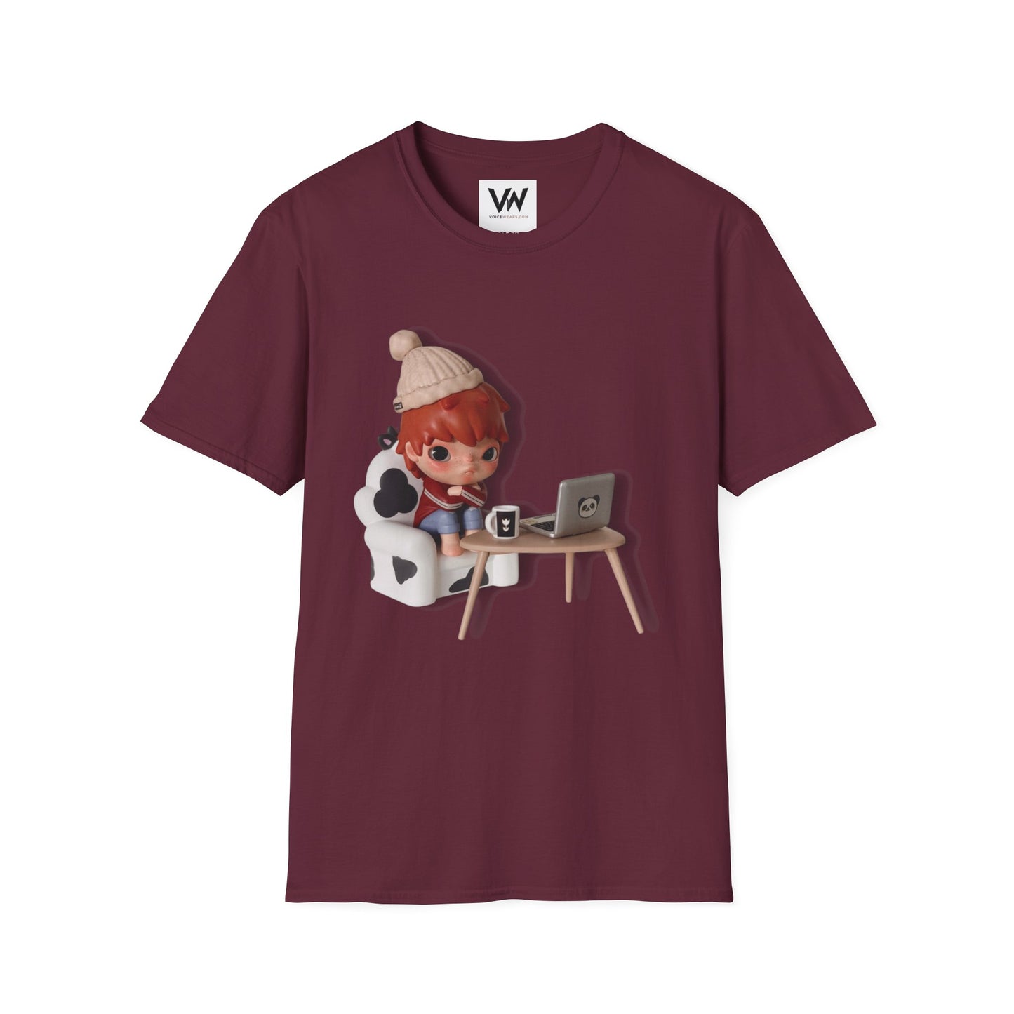 Cute Hirono Character T-Shirt by VOICEWEARS.COM