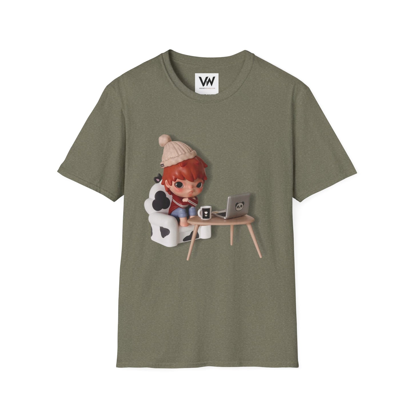 Cute Hirono Character T-Shirt by VOICEWEARS.COM