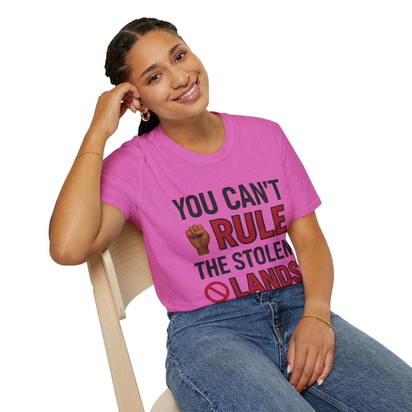 You can't Rule....Unisex Graphic T-Shirt with Statement Design by VOICEWEARS.COM