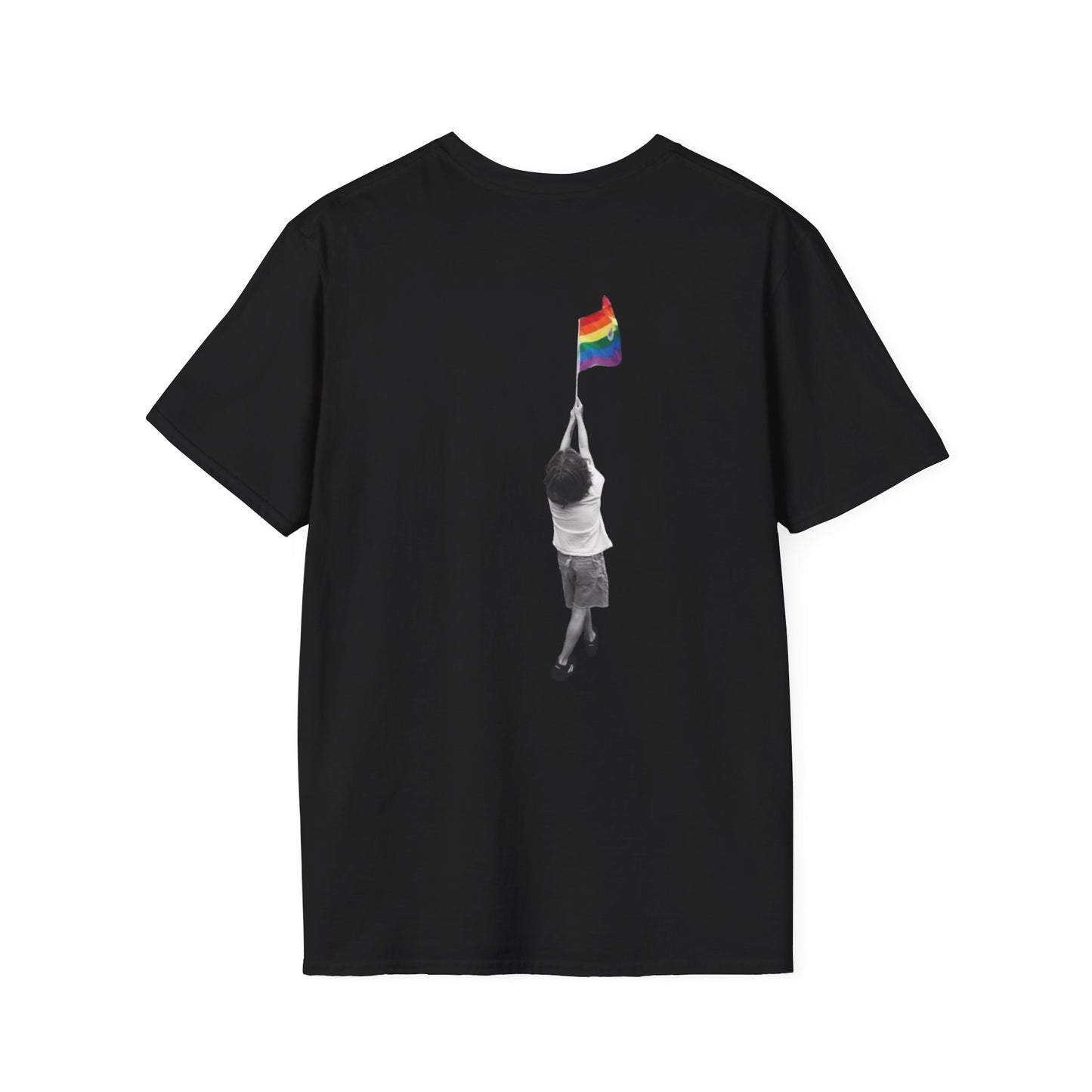 Lgbtq Flag T-Shirt by VOICEWEARS.COM