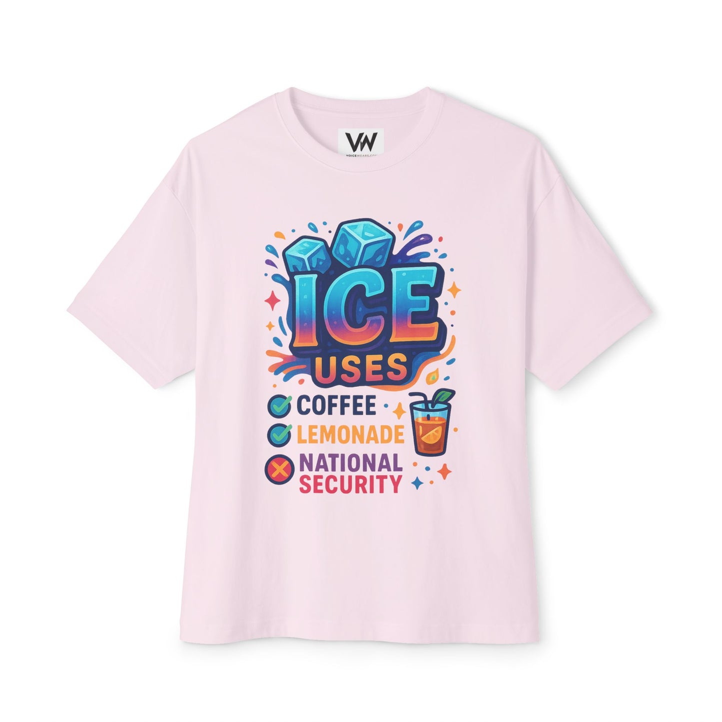 Ice-protest Themed Unisex Oversized Tee - Protest By VOICEWEAR.COM