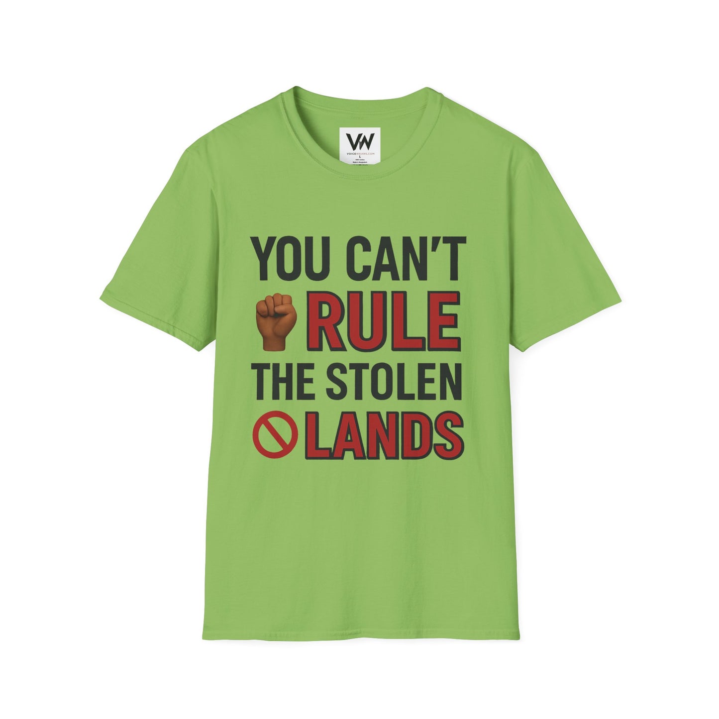 You can't Rule....Unisex Graphic T-Shirt with Statement Design by VOICEWEARS.COM