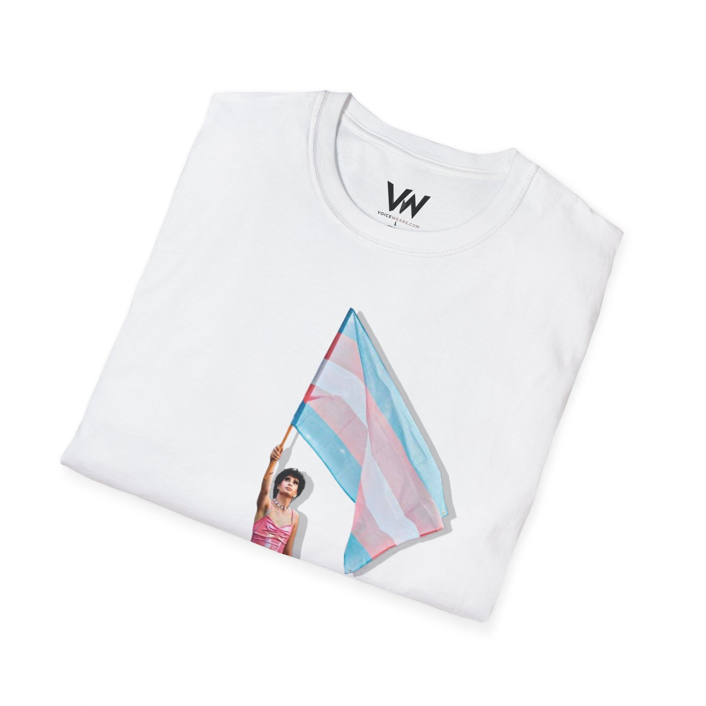 Lgbtq Flag T-Shirt by VOICEWEARS.COM