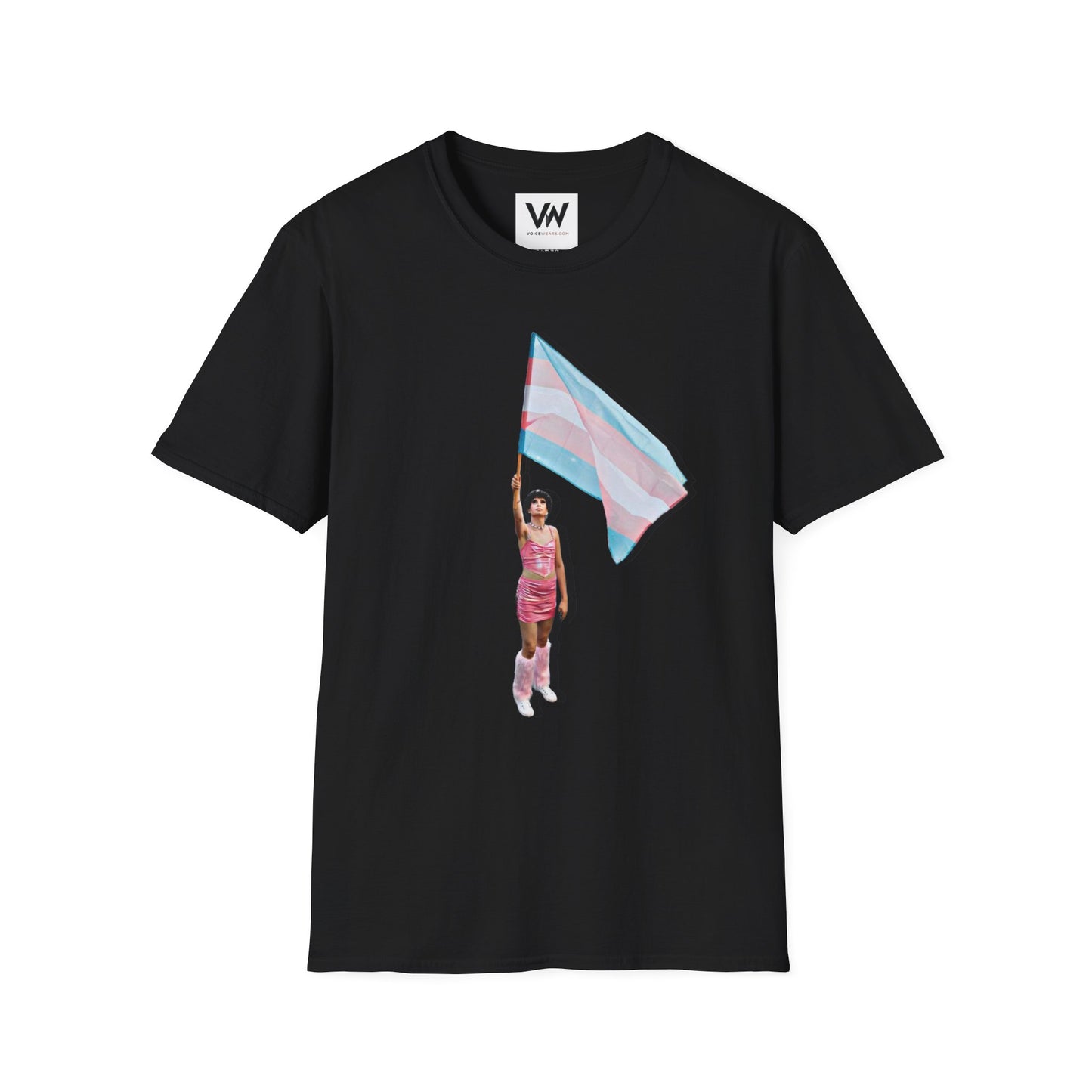 Lgbtq Flag T-Shirt by VOICEWEARS.COM