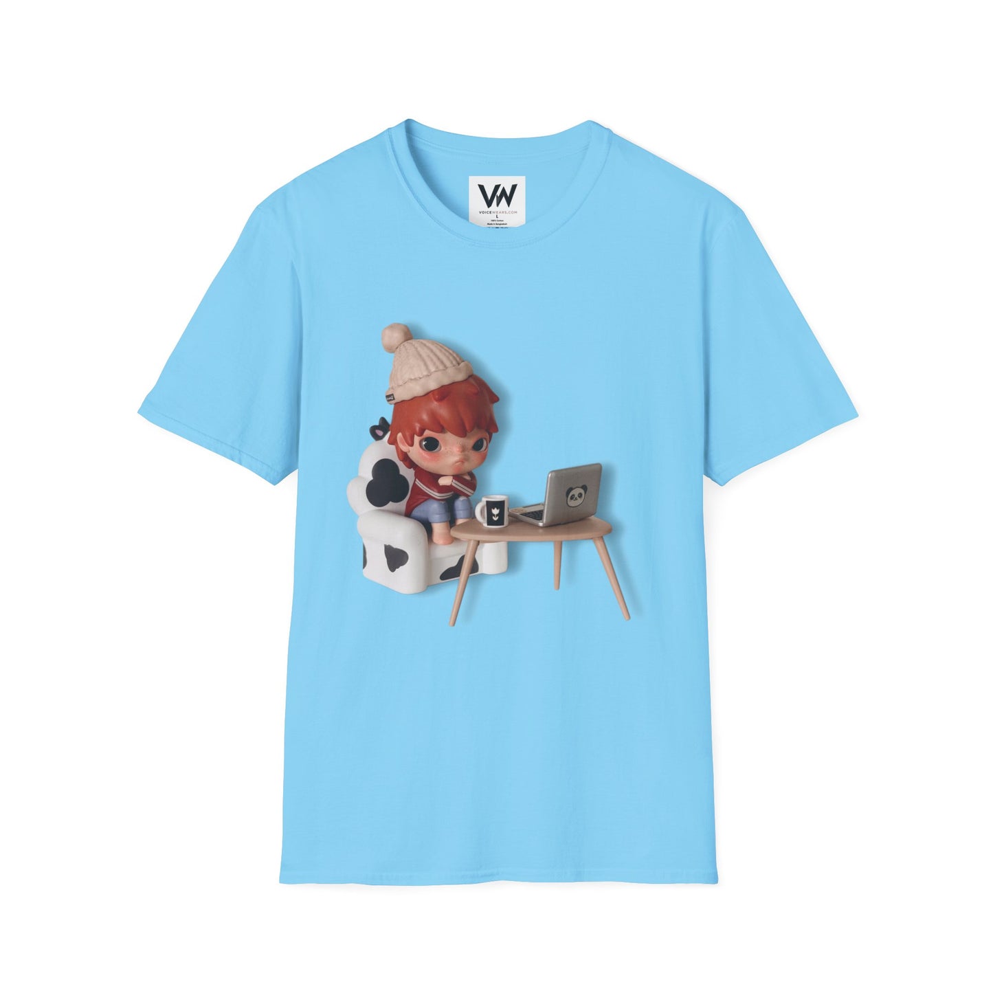 Cute Hirono Character T-Shirt by VOICEWEARS.COM