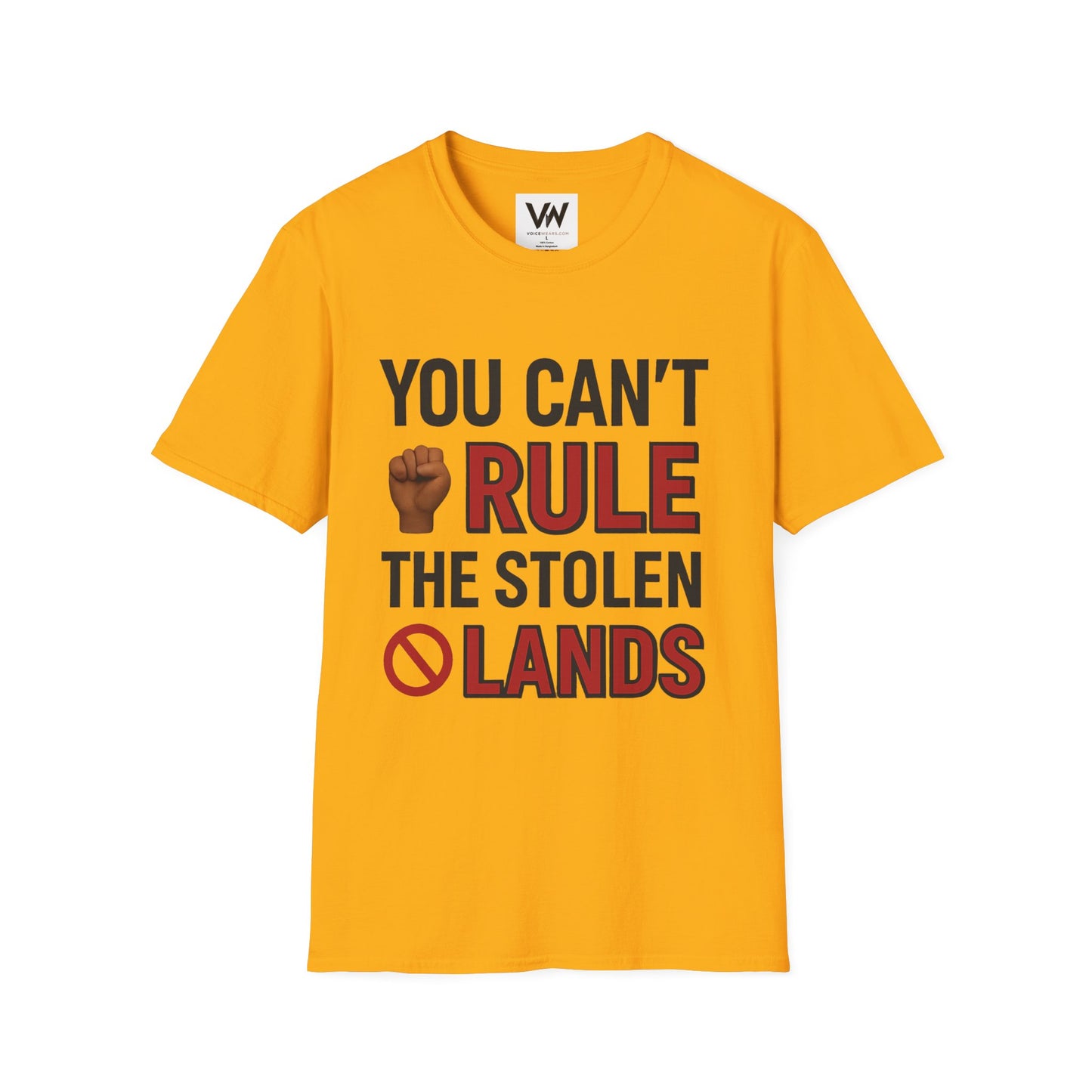 You can't Rule....Unisex Graphic T-Shirt with Statement Design by VOICEWEARS.COM