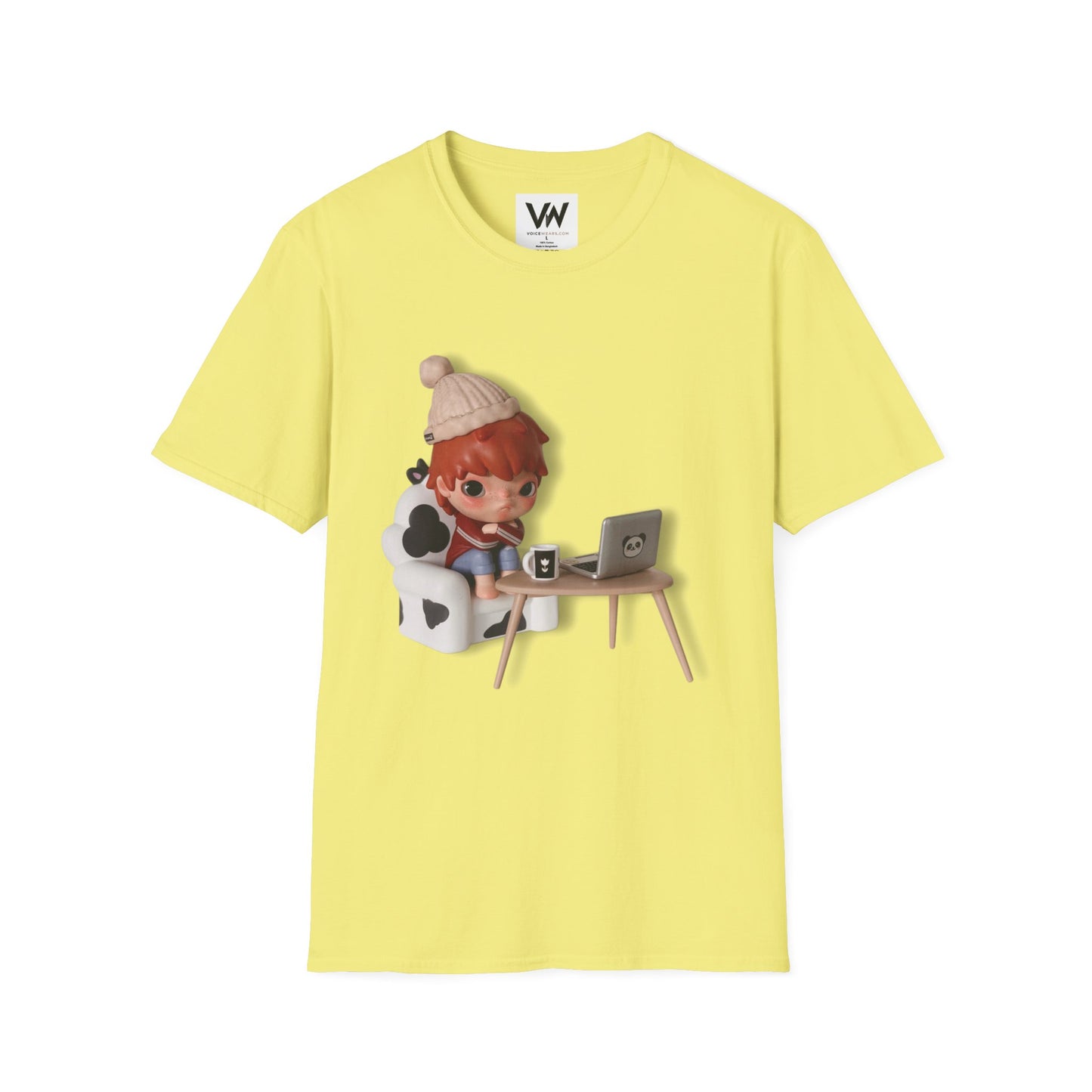 Cute Hirono Character T-Shirt by VOICEWEARS.COM