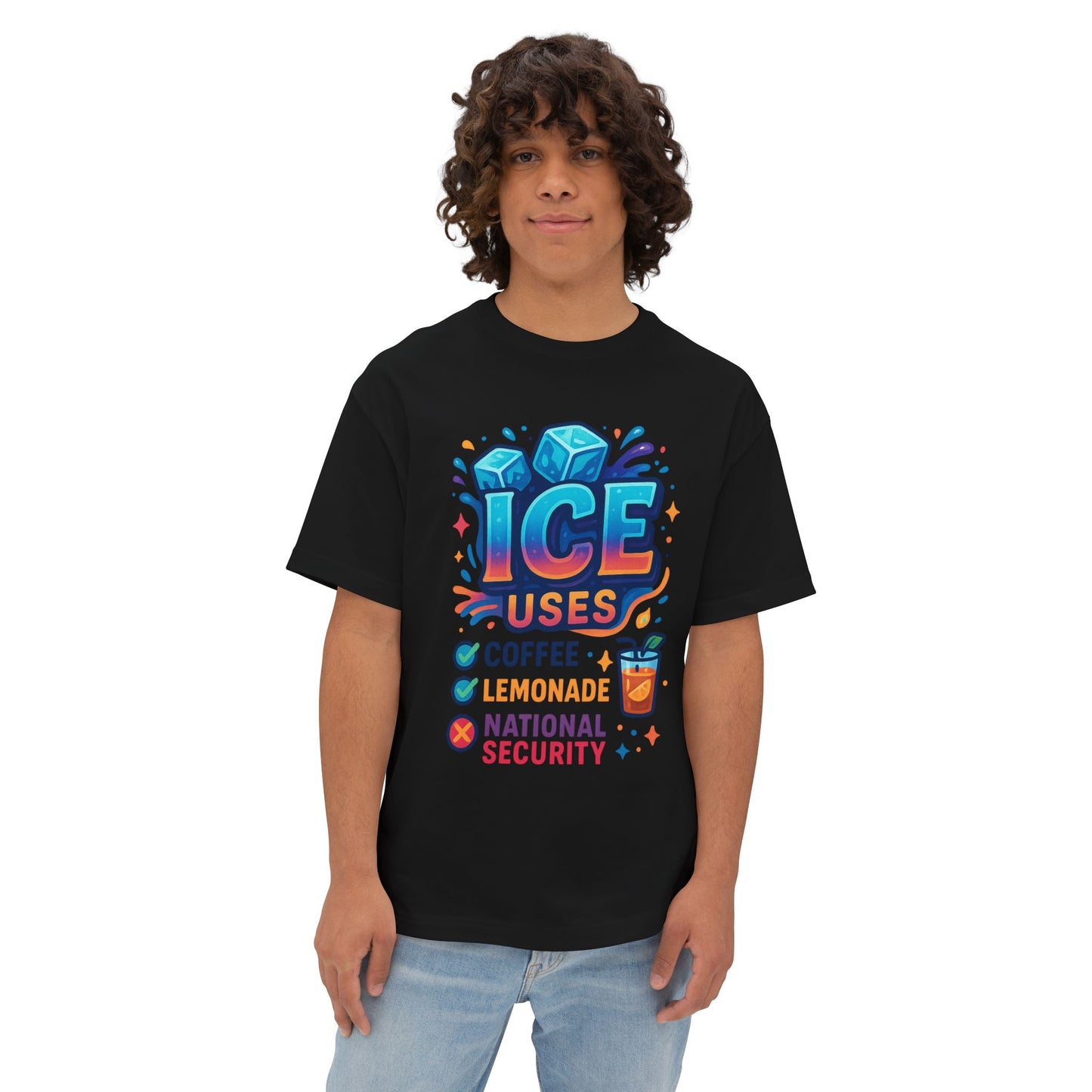 Ice-protest Themed Unisex Oversized Tee - Protest By VOICEWEAR.COM