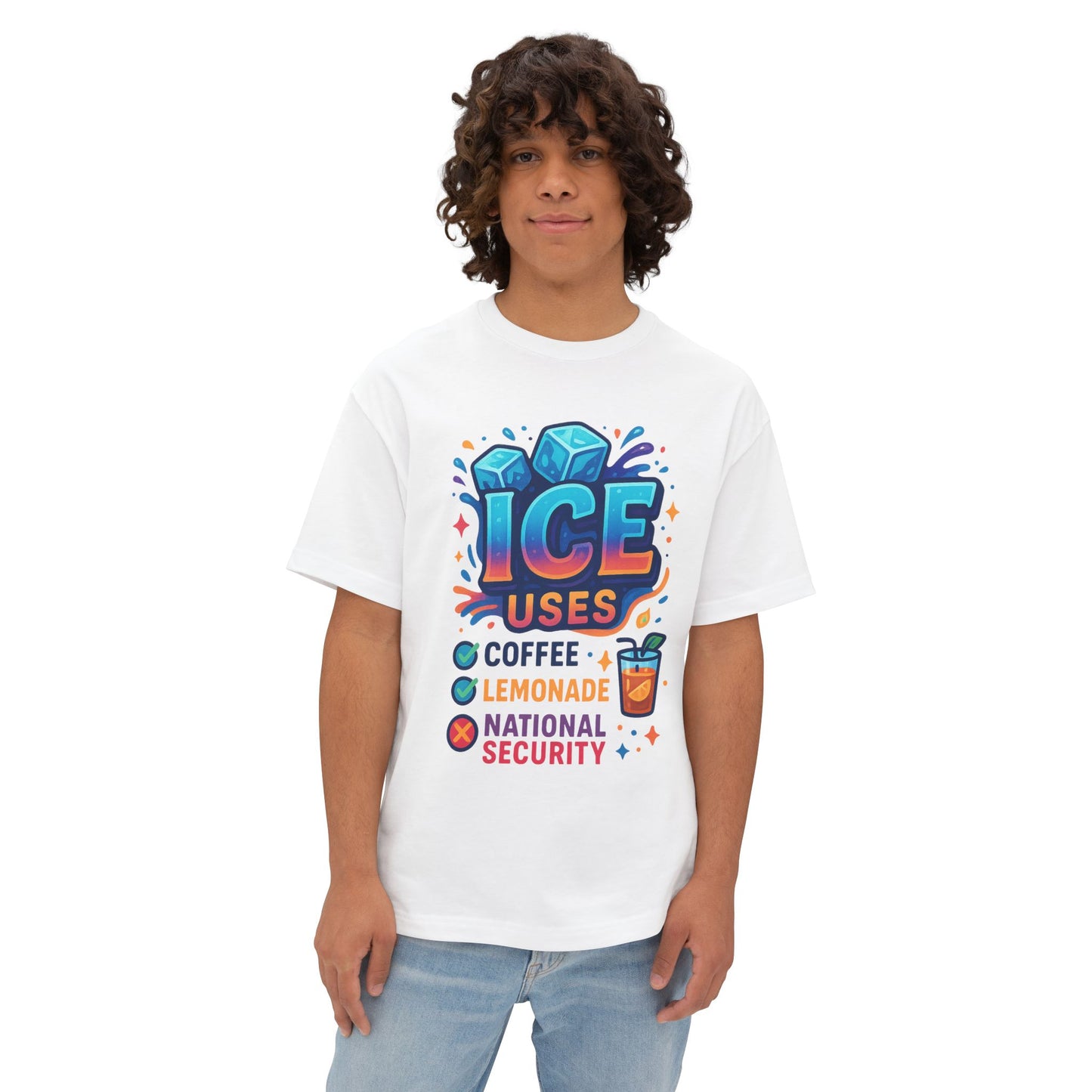 Ice-protest Themed Unisex Oversized Tee - Protest By VOICEWEAR.COM
