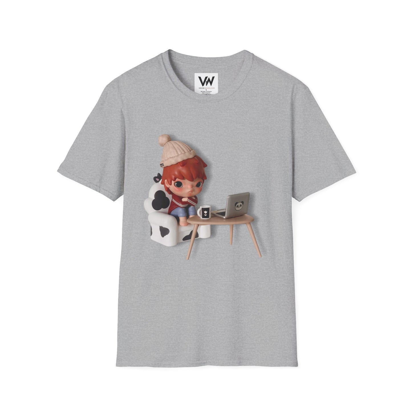 Cute Hirono Character T-Shirt by VOICEWEARS.COM
