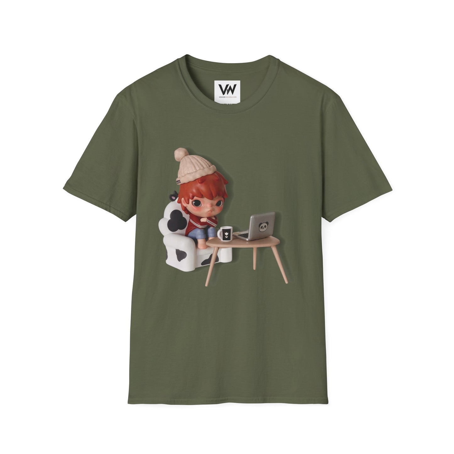 Cute Hirono Character T-Shirt by VOICEWEARS.COM