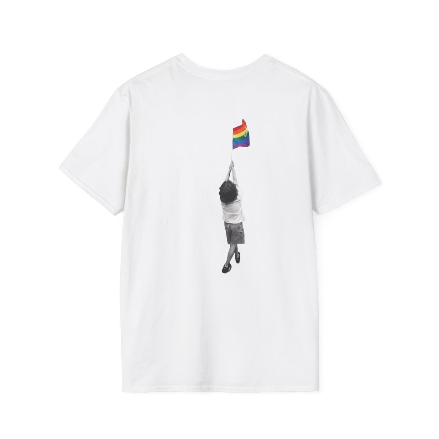 Lgbtq Flag T-Shirt by VOICEWEARS.COM
