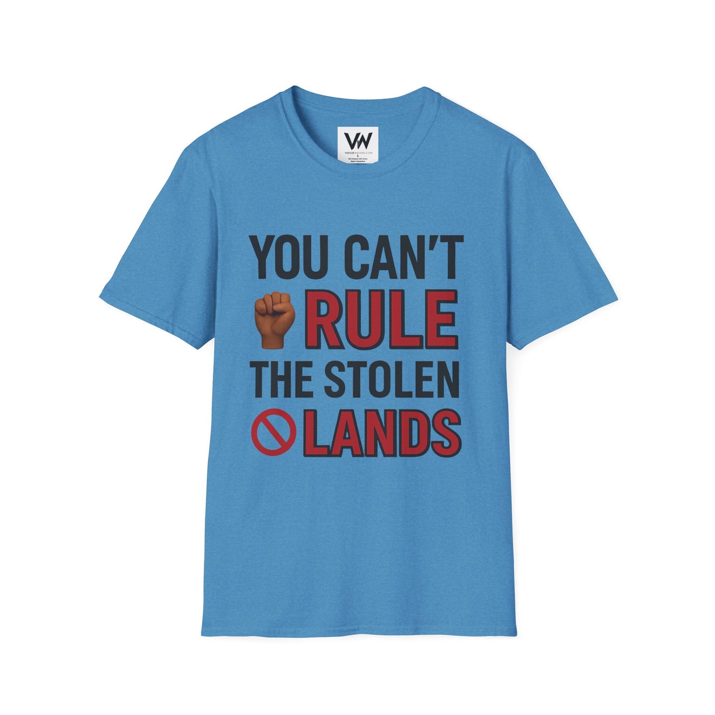 You can't Rule....Unisex Graphic T-Shirt with Statement Design by VOICEWEARS.COM