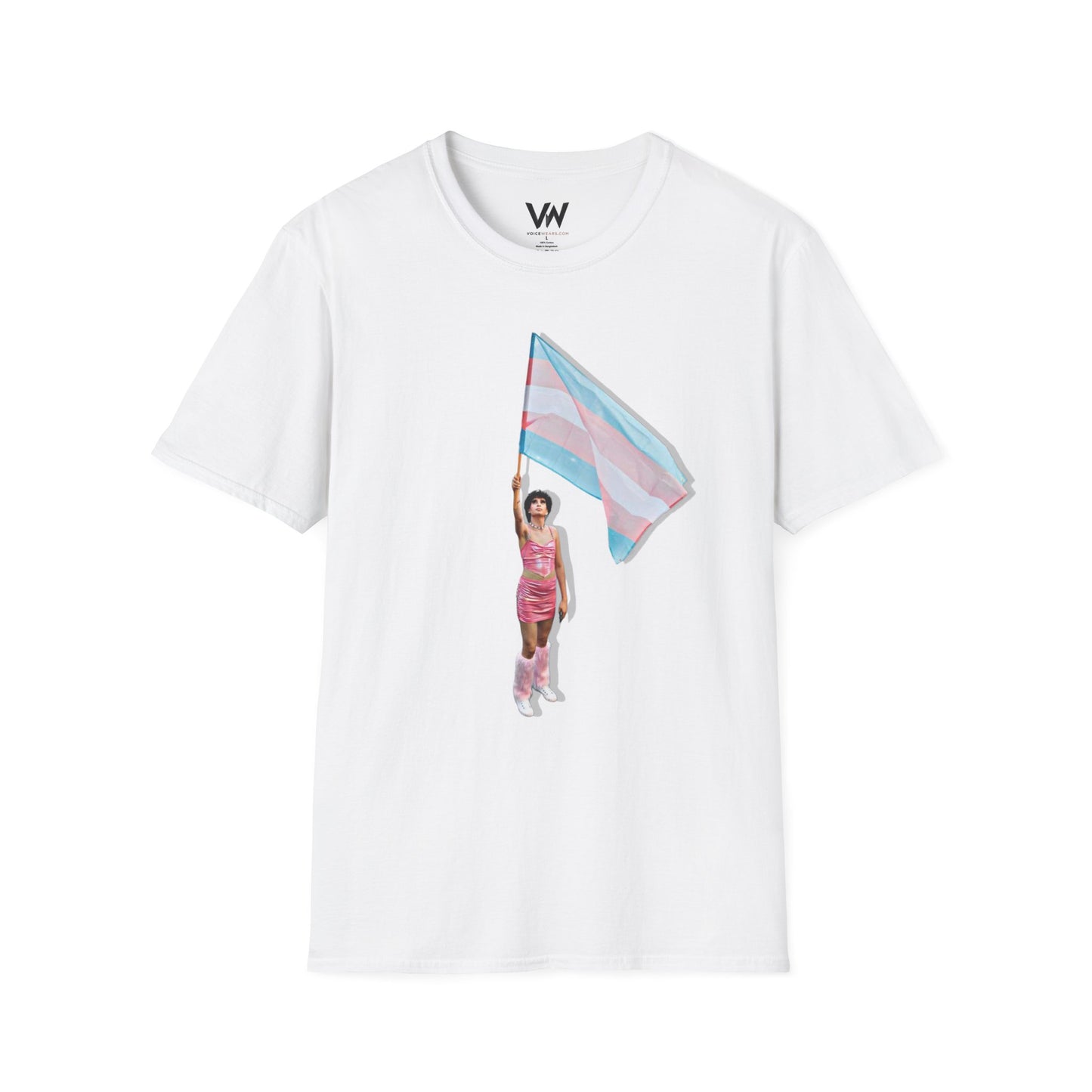 Lgbtq Flag T-Shirt by VOICEWEARS.COM