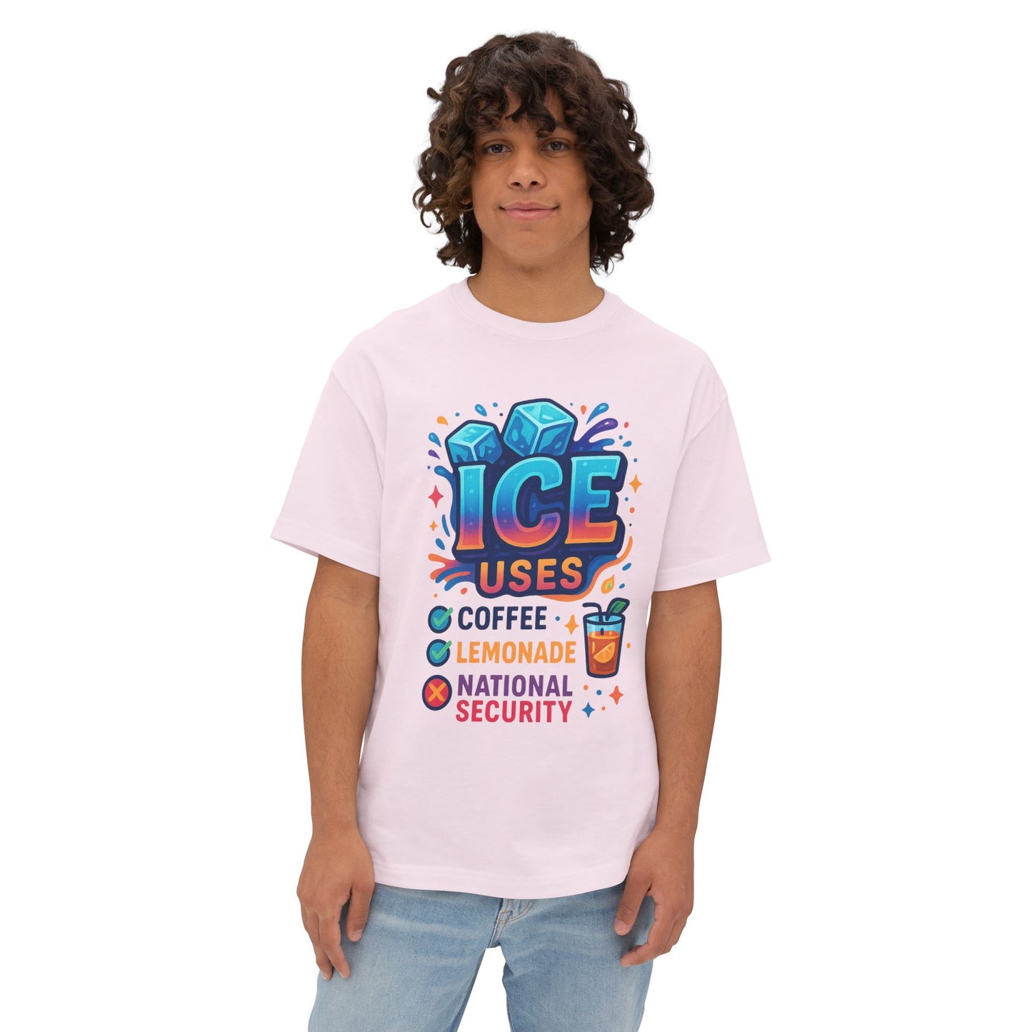 Ice-protest Themed Unisex Oversized Tee - Protest By VOICEWEAR.COM