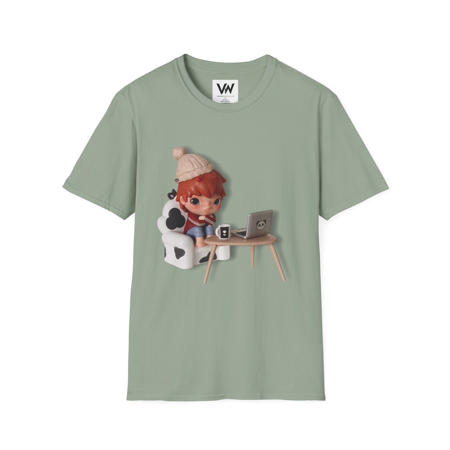 Cute Hirono Character T-Shirt by VOICEWEARS.COM