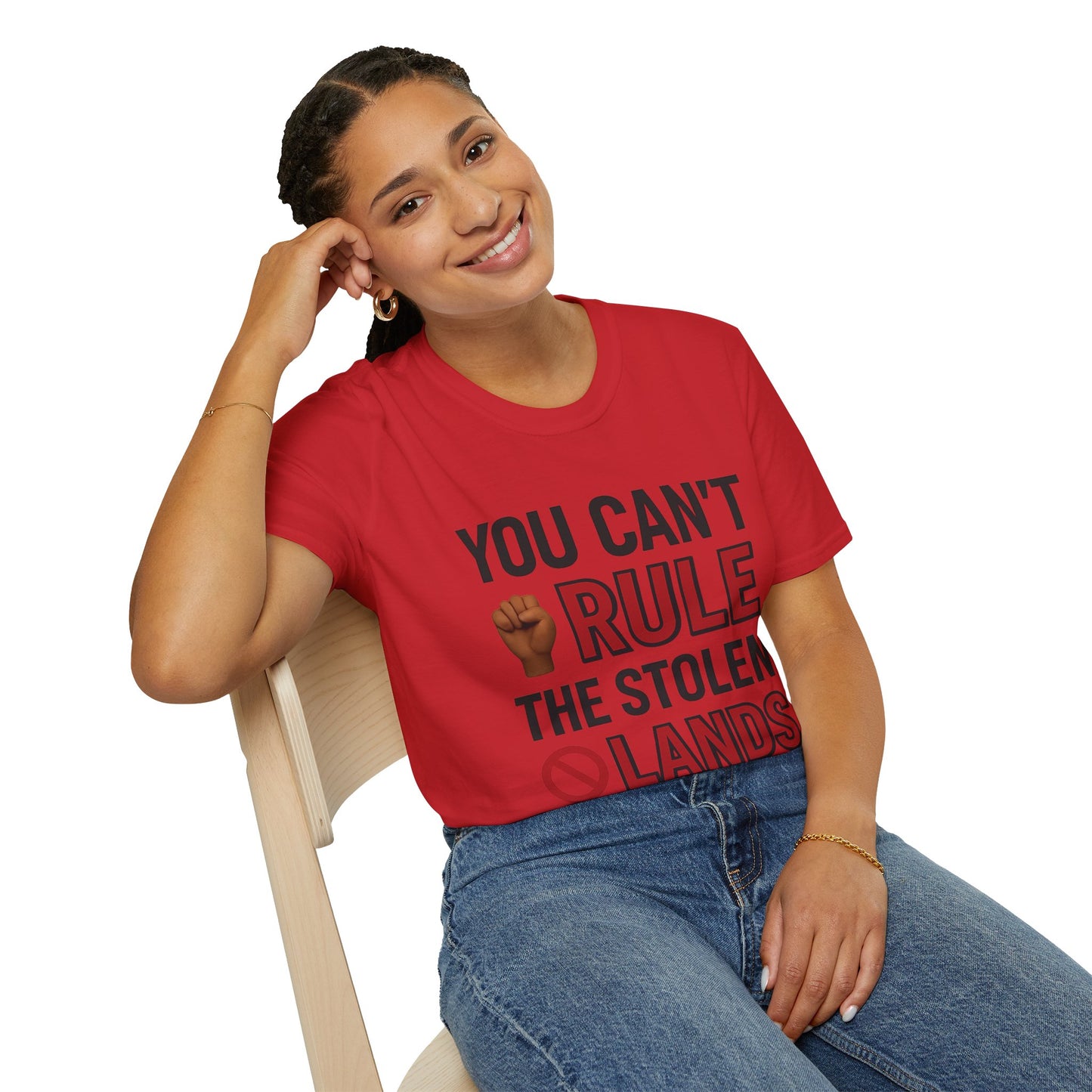 You can't Rule....Unisex Graphic T-Shirt with Statement Design by VOICEWEARS.COM