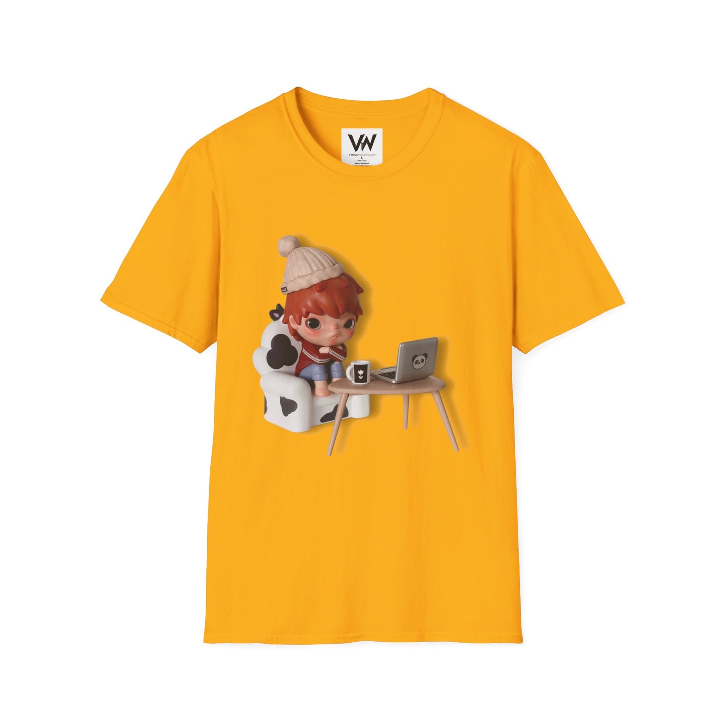Cute Hirono Character T-Shirt by VOICEWEARS.COM
