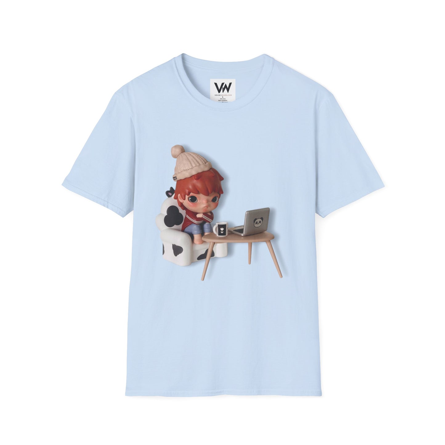 Cute Hirono Character T-Shirt by VOICEWEARS.COM