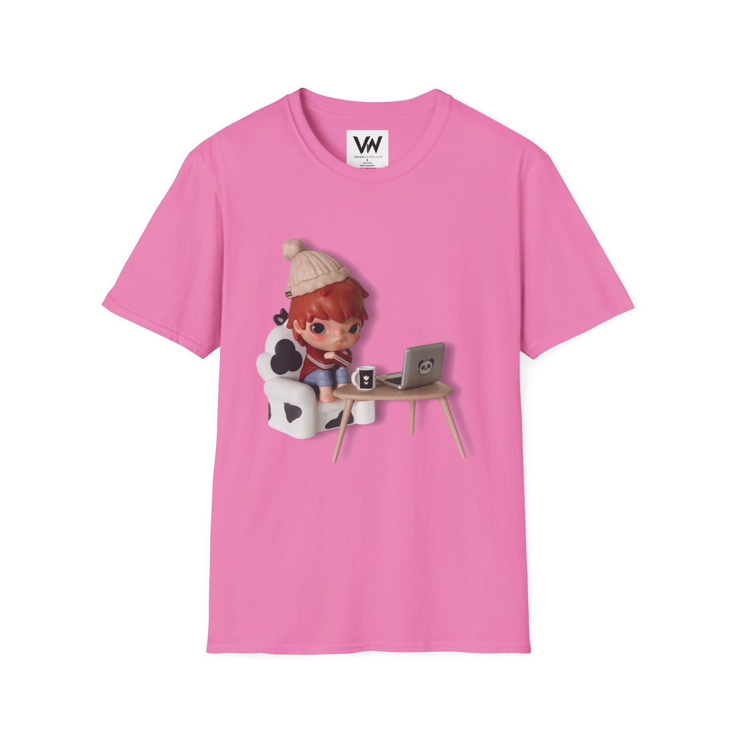 Cute Hirono Character T-Shirt by VOICEWEARS.COM
