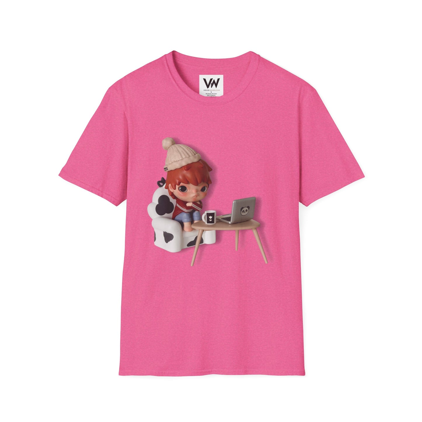 Cute Hirono Character T-Shirt by VOICEWEARS.COM