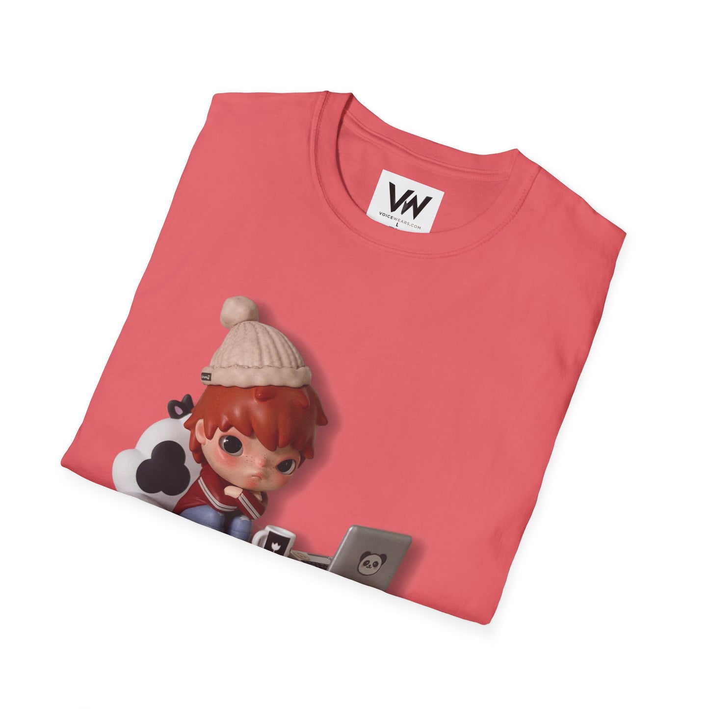 Cute Hirono Character T-Shirt by VOICEWEARS.COM