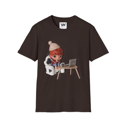 Cute Hirono Character T-Shirt by VOICEWEARS.COM