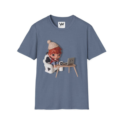 Cute Hirono Character T-Shirt by VOICEWEARS.COM