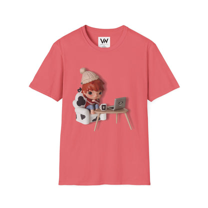 Cute Hirono Character T-Shirt by VOICEWEARS.COM