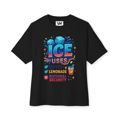 Ice-protest Themed Unisex Oversized Tee - Protest By VOICEWEAR.COM