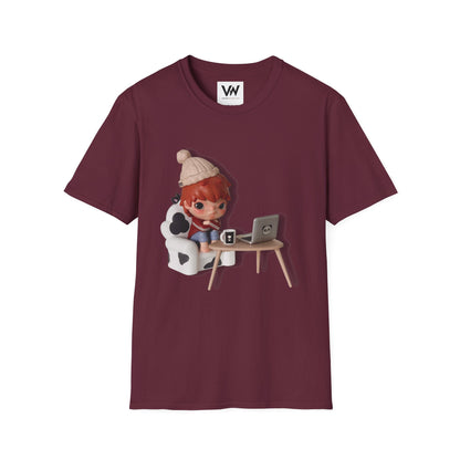 Cute Hirono Character T-Shirt by VOICEWEARS.COM