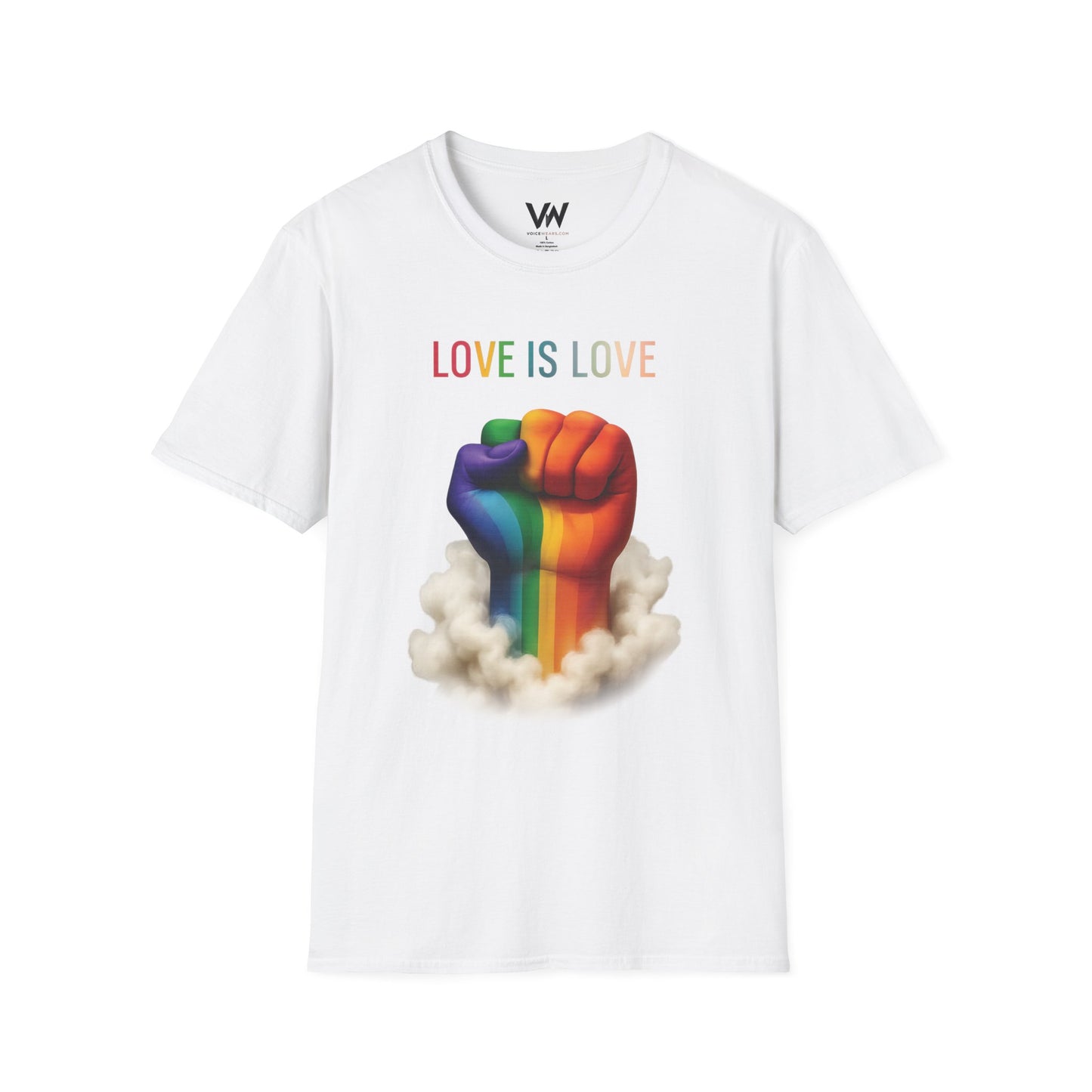 Love is Love LGBTQ T-Shirt by VOICEWEARS.COM