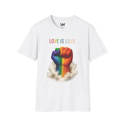 Love is Love LGBTQ T-Shirt by VOICEWEARS.COM