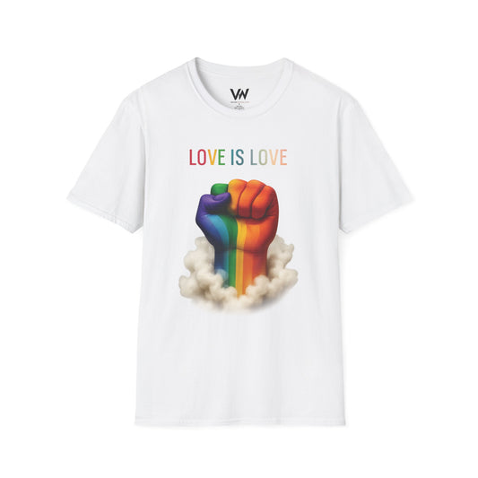Love is Love LGBTQ T-Shirt by VOICEWEARS.COM
