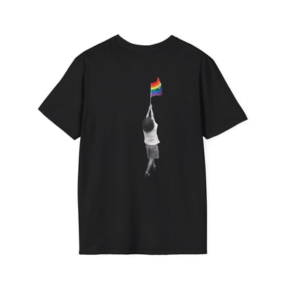 Lgbtq Flag T-Shirt by VOICEWEARS.COM