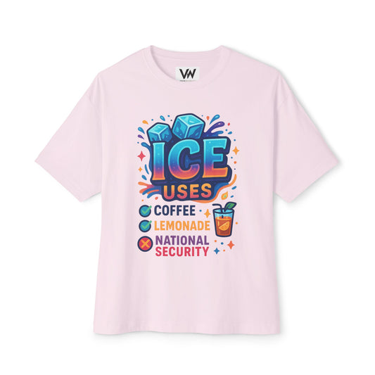 Ice-protest Themed Unisex Oversized Tee - Protest By VOICEWEAR.COM