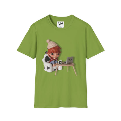 Cute Hirono Character T-Shirt by VOICEWEARS.COM