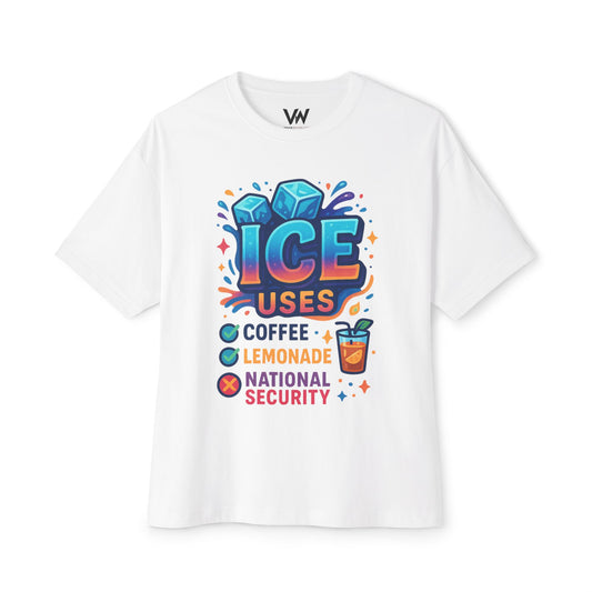 Ice-protest Themed Unisex Oversized Tee - Protest By VOICEWEAR.COM