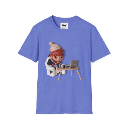 Cute Hirono Character T-Shirt by VOICEWEARS.COM