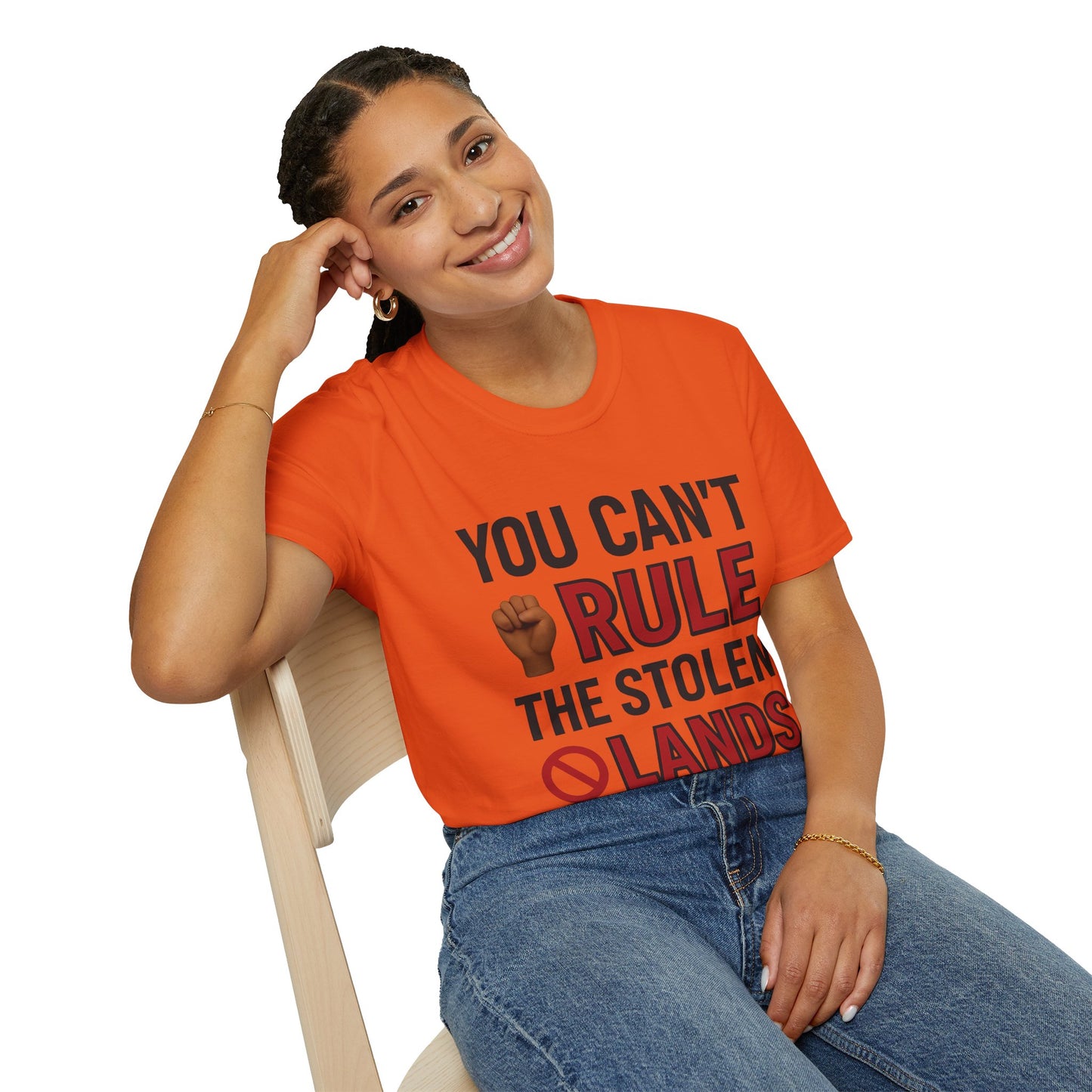 You can't Rule....Unisex Graphic T-Shirt with Statement Design by VOICEWEARS.COM