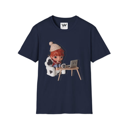 Cute Hirono Character T-Shirt by VOICEWEARS.COM