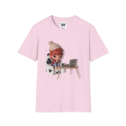 Cute Hirono Character T-Shirt by VOICEWEARS.COM