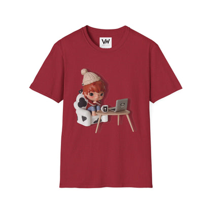 Cute Hirono Character T-Shirt by VOICEWEARS.COM