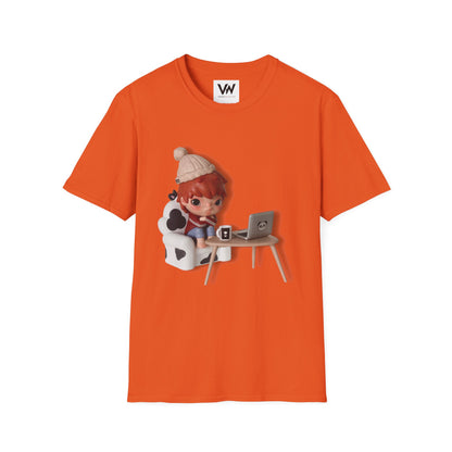 Cute Hirono Character T-Shirt by VOICEWEARS.COM