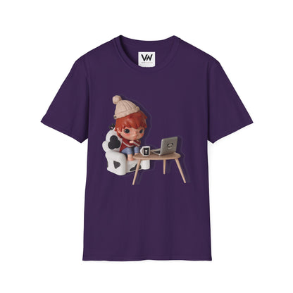 Cute Hirono Character T-Shirt by VOICEWEARS.COM