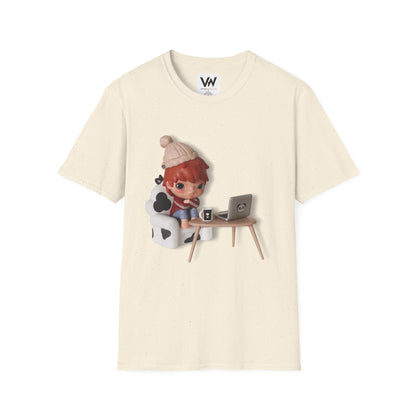 Cute Hirono Character T-Shirt by VOICEWEARS.COM