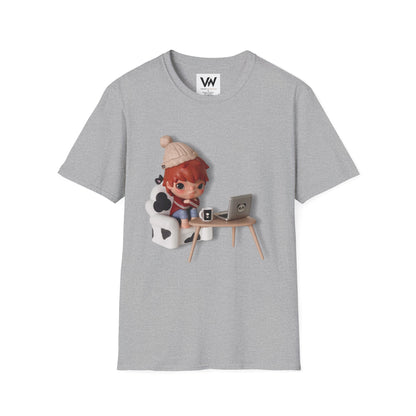 Cute Hirono Character T-Shirt by VOICEWEARS.COM