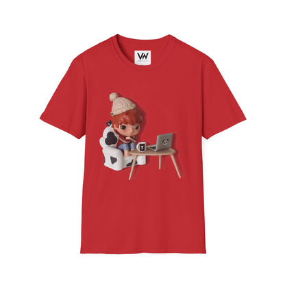 Cute Hirono Character T-Shirt by VOICEWEARS.COM